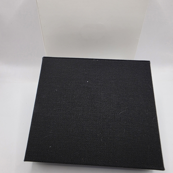 Dior Black Fabric Textured Vanity Case Trinket Box w/ Silver Logo BNIB VIPGift - Picture 3 of 4